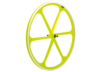 BRN Ruota 6 Razze Posteriore-giallo fluo